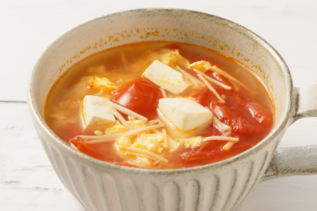 トマトの中華風スープ