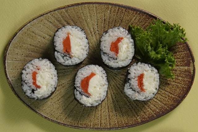 リコッタチーズの巻きずし